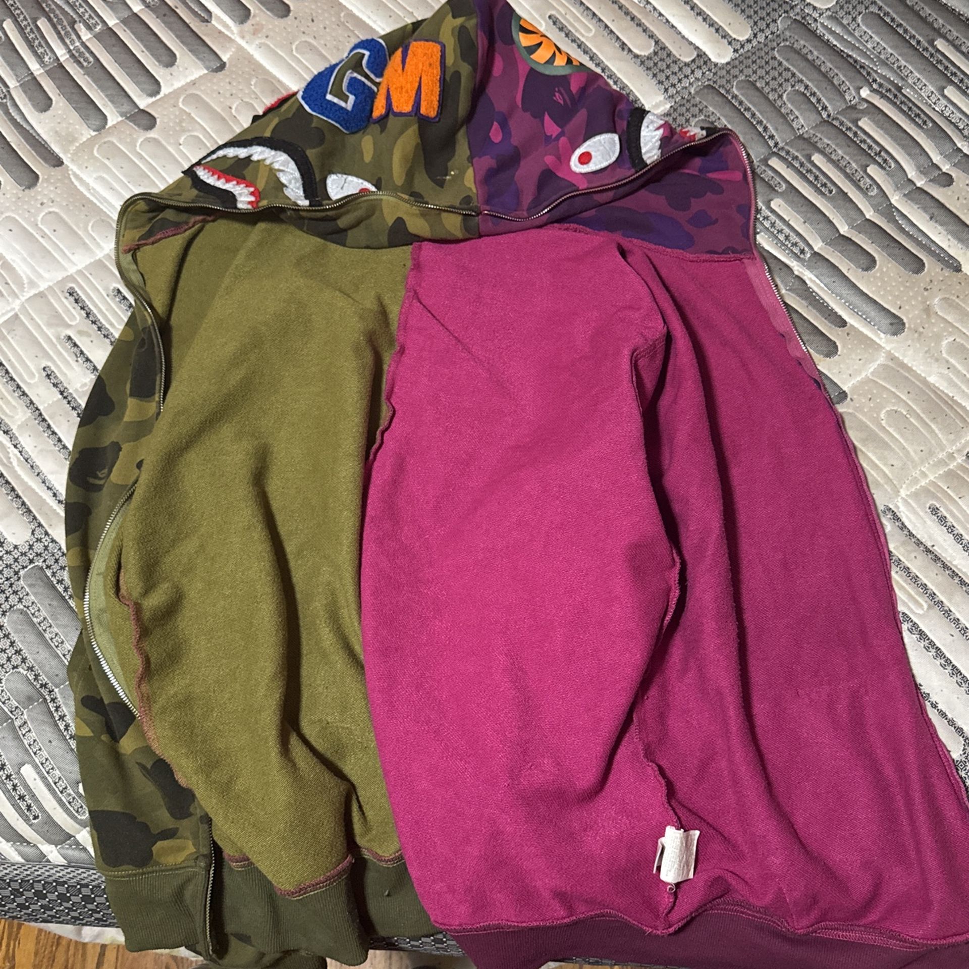 Purple And Green Bape