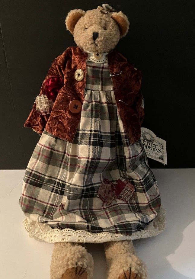 Vintage Collectible Teddy Tompkins Bear Isabella 