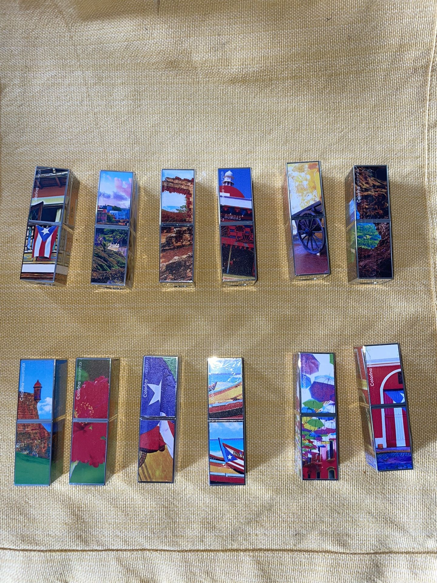 NEW COLORINA MAKEUPSTUDIO BORIKÉN COLLECTION INSPIRED BY PUERTO RICO LIMITED EDITION COLLECTION LIP STICKS