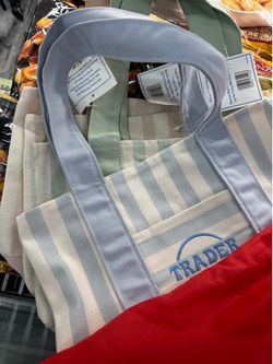 Trader Joe’s striped mini totes all 4 colors $40