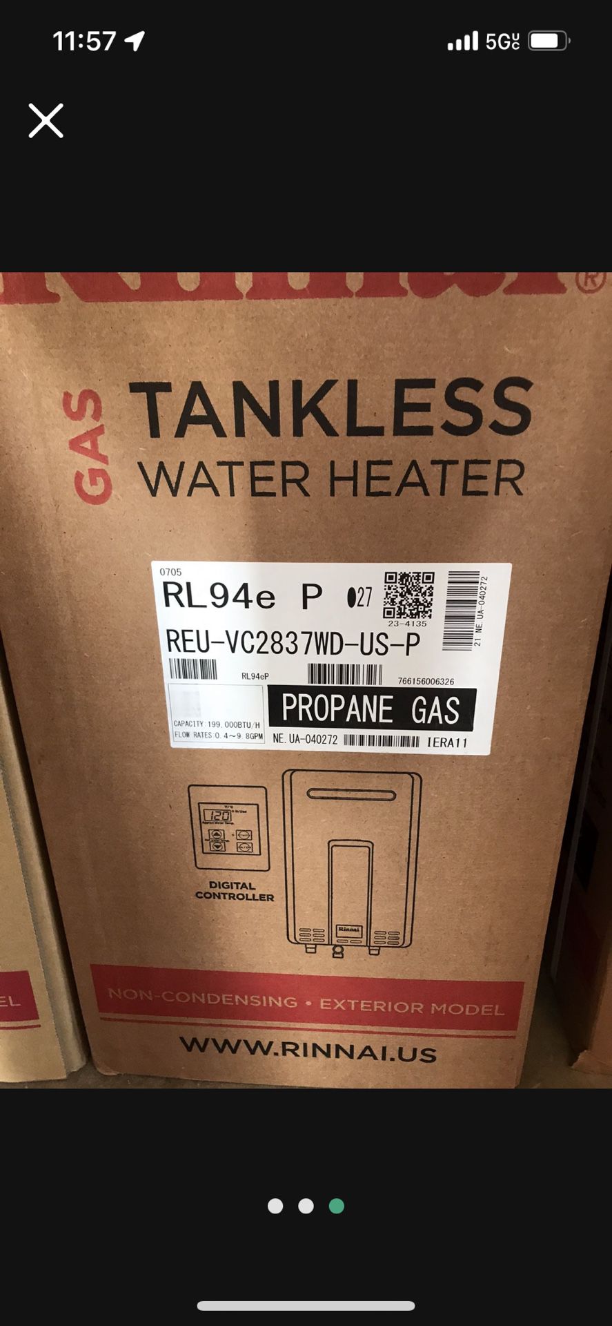 Rinai Tankless Water Heaters