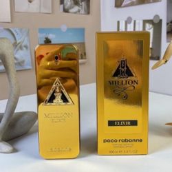 Paco Rabanne 1 Million Elixir – Luxury Gold Fragrance Display
