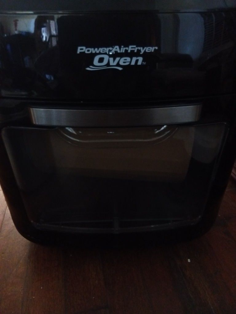Power Air Frier Oven 8 Qt Deluxe Black