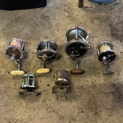 Pflugger And Penn Senator Fishing Reels 