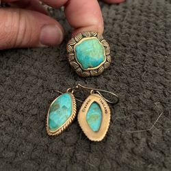 Barse Thailand Ring and Earing set