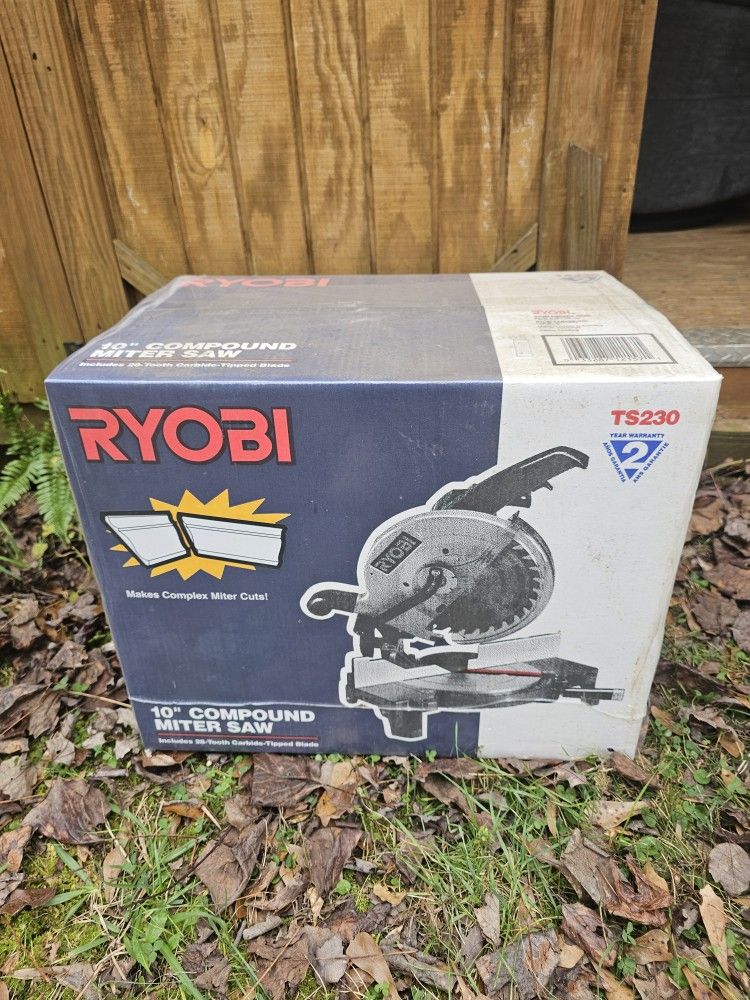 Brand New Ryobi 10" Compound Miter Saw