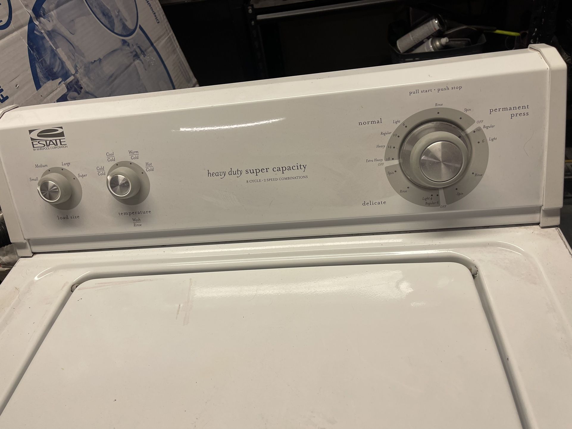 Older Washing Machine Works Great Pending Pickup At Noon