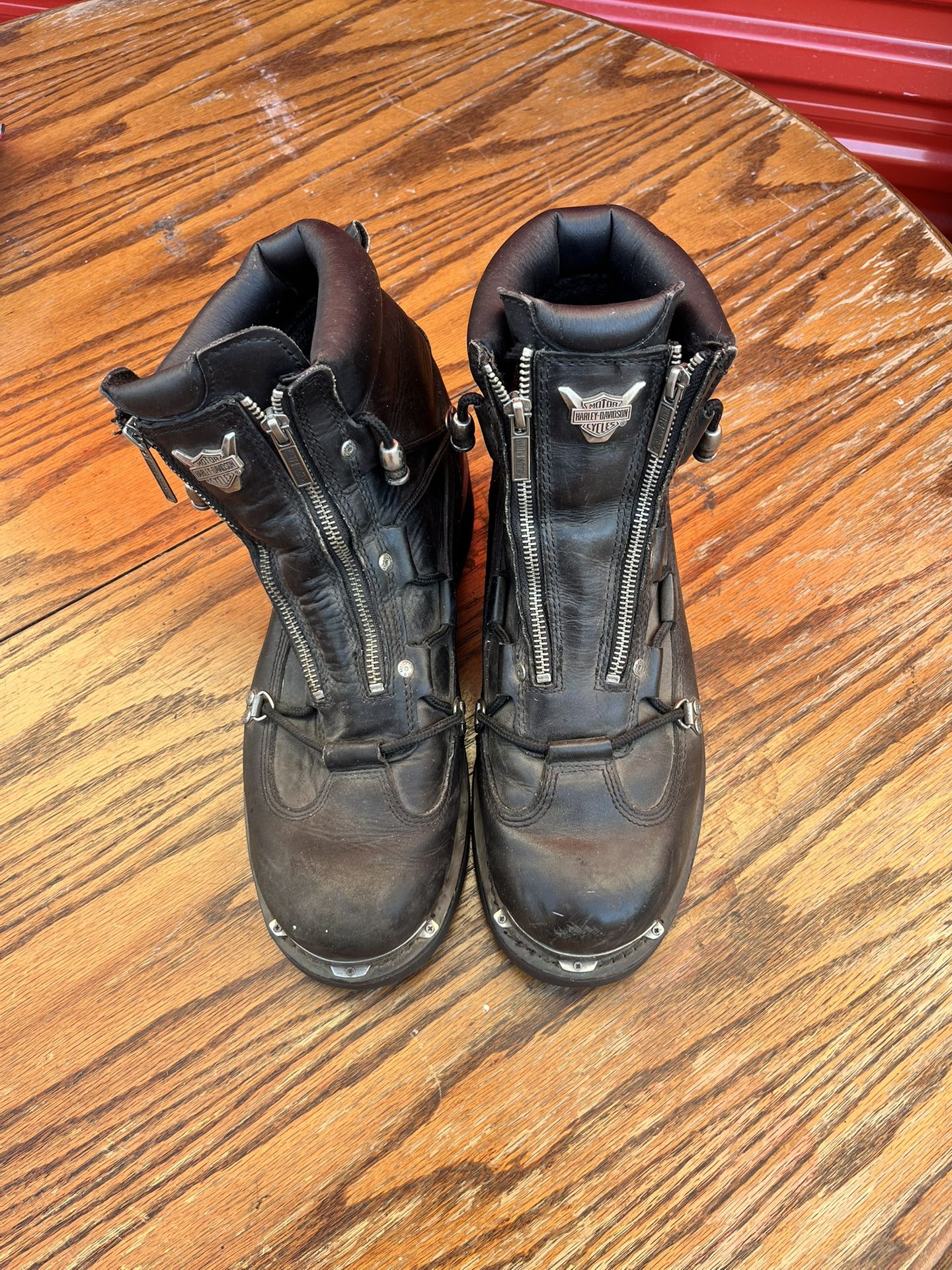Harley-Davidson Black Men\'s Boots Size 12 Harley-Davidson Mens Black Quality Leather | Mercari main image 2