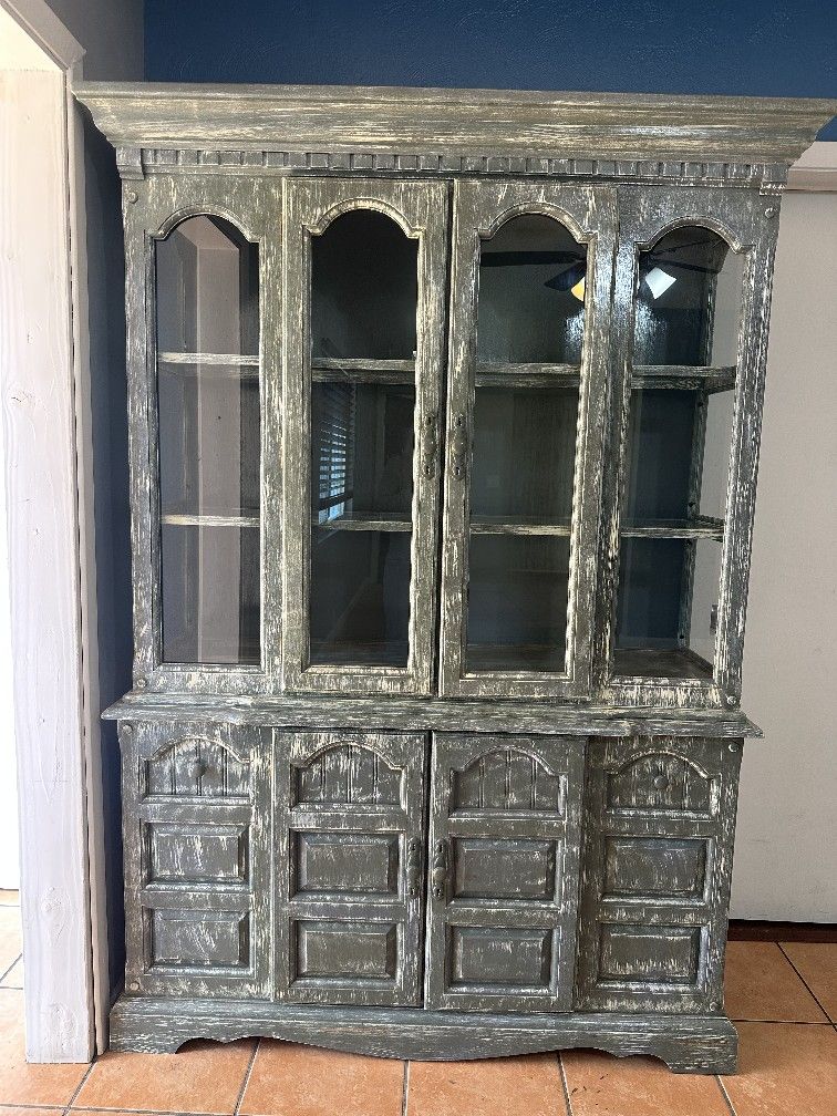 Rustic China Cabinet