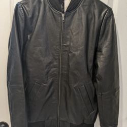 Asos Leather Jacket  XS Black 