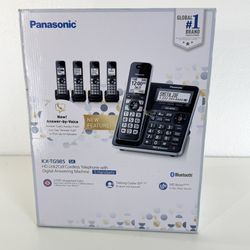 Panasonic KX-TG985 SK | 5 Handsets w/ Digital Answering Machine | New & Sealed