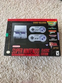 SNES Super Nintendo System Classic Edition NEW