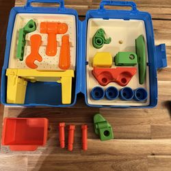 Vintage 1978 Tuff Stuff Workshop Tool kit By Mattel