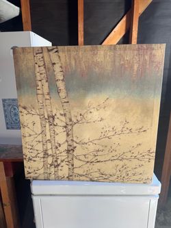 Beautiful Birch Tree Wood Wall Art