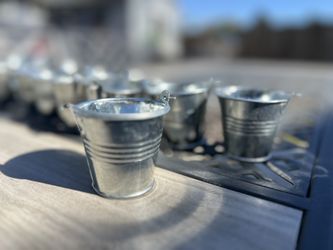 Mini Tin Buckets