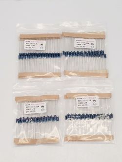 (Lot Of 4) 50 Pcs BOJACK 1/4W Metal Film Resistors/ 100 Ohm/ 50 Pieces Per Pack. Brand and Model: BOJACK 1/4W Metal Film Resistors. Specifications: Th