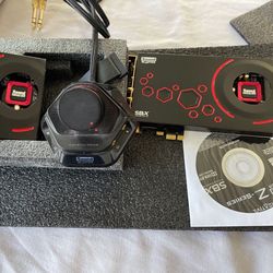 Creative Official PCIe Sound Blaster ZxR Sound Card 24bit/192kH SB-ZXR-R2 MINT