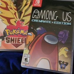 Nintendo Switch Games Among Us And Pokémon 