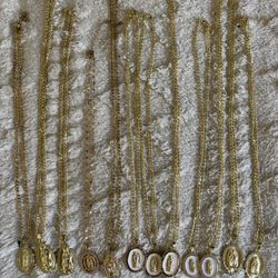 Gold Plated Virgincita Chains