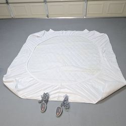 Beautyrest Cotton Deep Pocket Heated Mattress Pad: King Size.