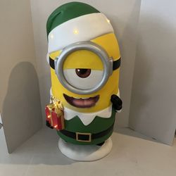 2.5 ft Minions LED Elf Christmas Blow Mold Stuart WORKING!!