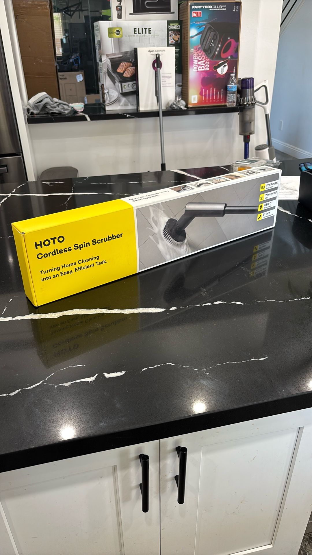 Hoto Cordless Spin Scrubber 51” Rechargeable