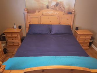 King Bedroom Set OAK