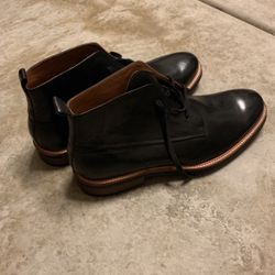 Bacco Buck Studio Black Boots Size 9