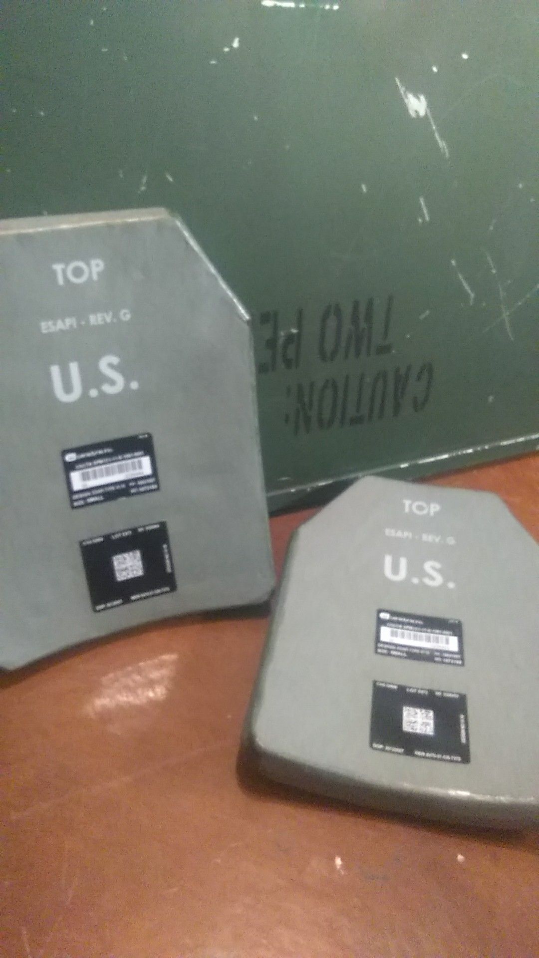 Ceradyne Inc US Military Ceramic Plates ESAPI Type VI-10 (Small)