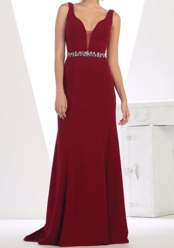 Burgundy Prom Dress