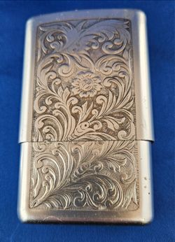 Vintage 1960s Aluminum Cigarette Case