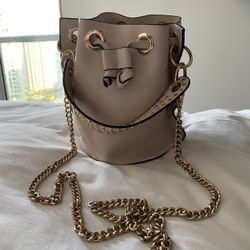 Zara Purse - Light Pink With Golden Chain 