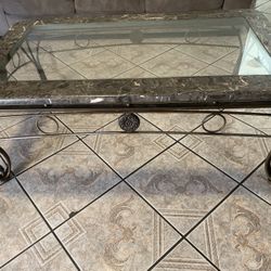 Marble table