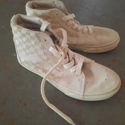 High Top Off White VANS size 6 Womens