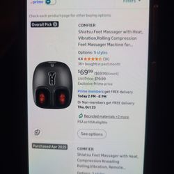 Foot Massager With Remote Control