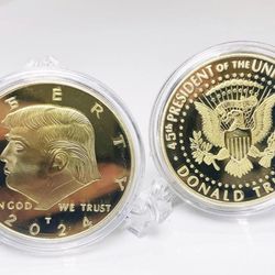 Gold Donald Trump President Coin 