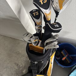 Walter hagen golf clubs set with bag