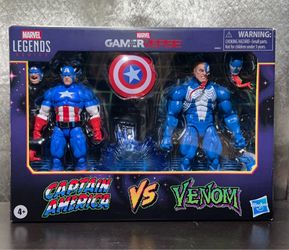 Marvel Legends Captain America vs Venom