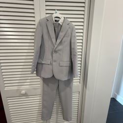 Boys Grey Suit (size 8)