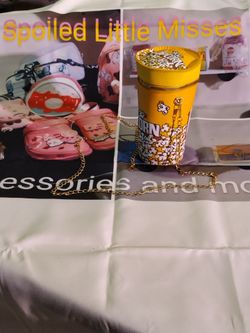Popcorn Bucket Novelty Crossbody Bag