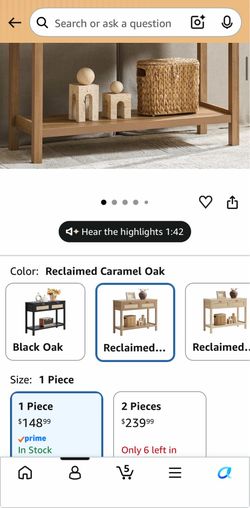 Console Table  Entryway Table hallway furniture
