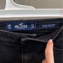 mid rise super skinny hollister jeans 00/23 regular lengtn