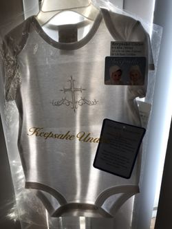 Baby Baptism/christening onesie