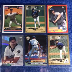 Randy Johnson Baseball Cards Yankees Arizona Diamondbacks I