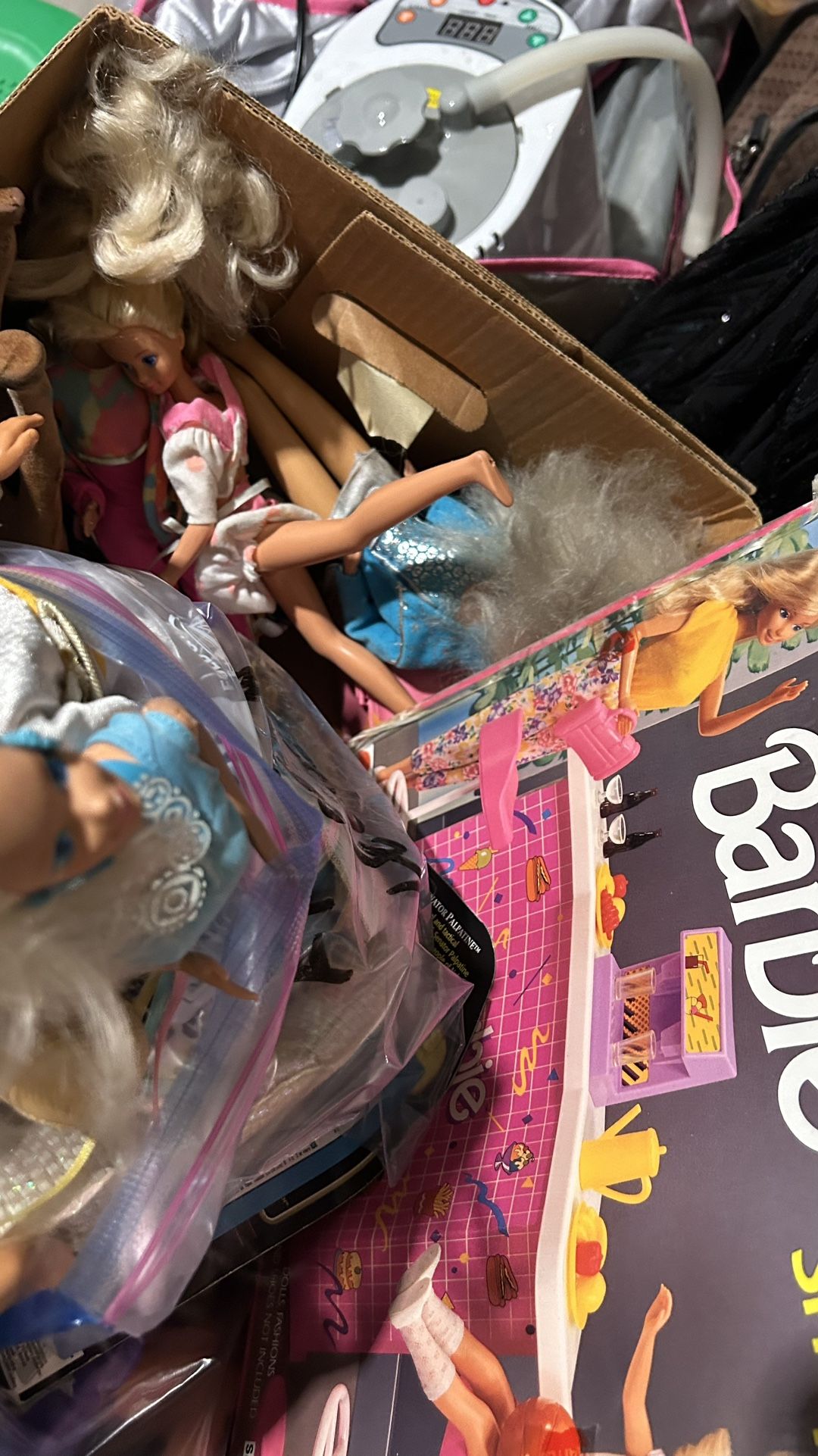 Barbie Lot - Box Full of BARBIES AND KENS