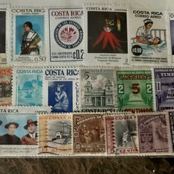 Stamps Of Costa Rica 