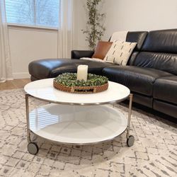 Vintage IKEA Glass Coffee Table 