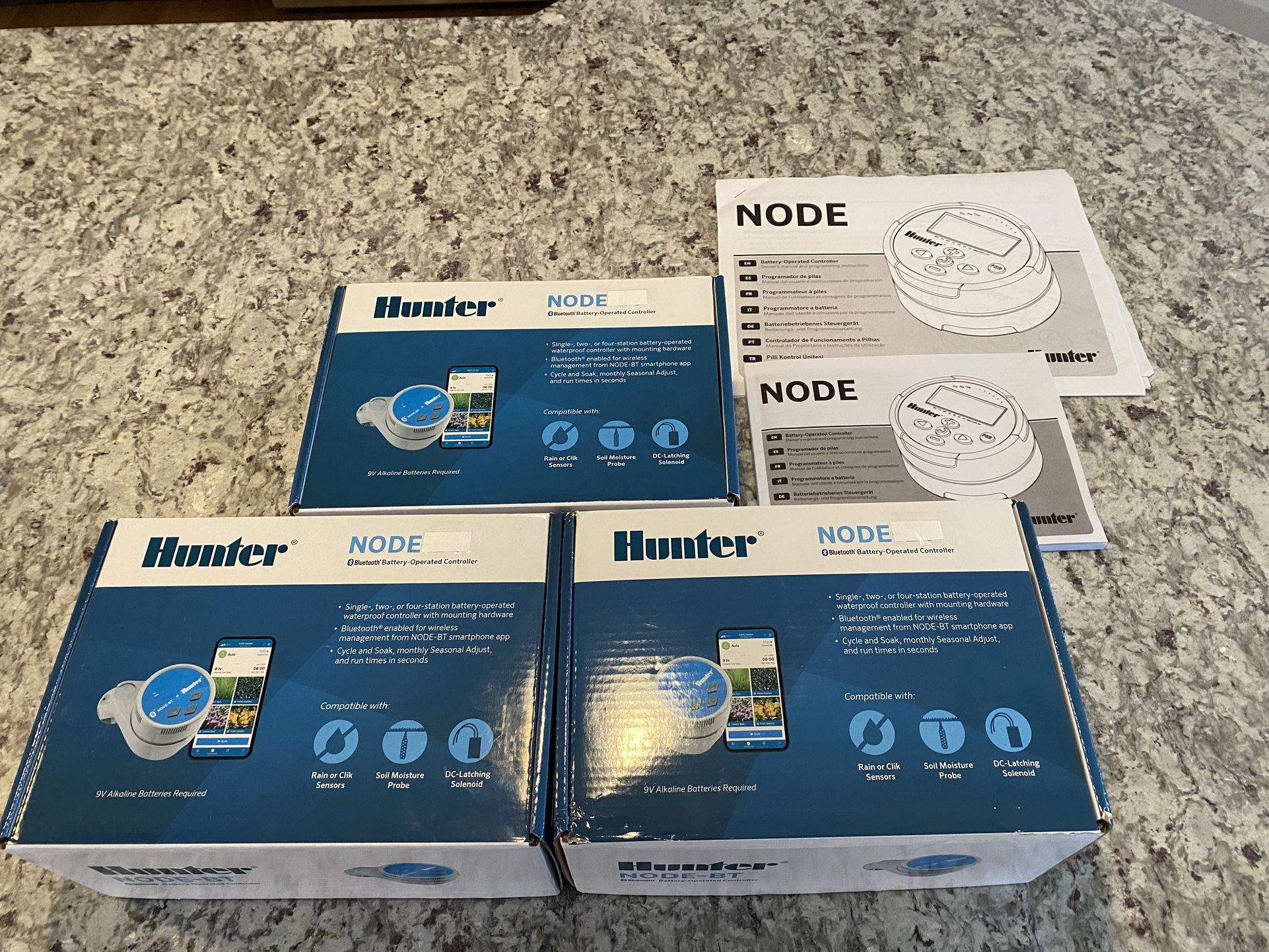 Hunter Automation Water Irrigation Zone Controls In Like New Condition. Also Comes With Operation Manual