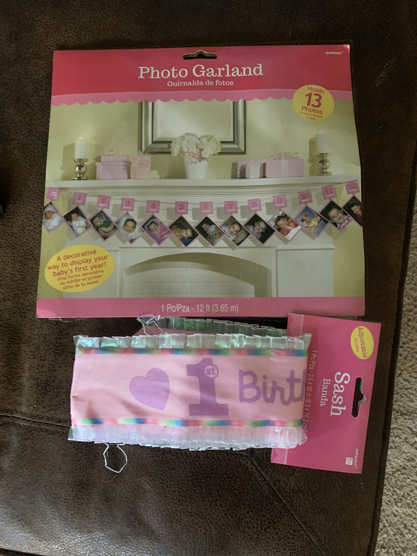 Candy Land Party Supplies & 1st Birthday Sash 