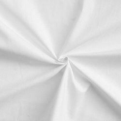 100% white cotton fabric